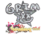 Artwork for Sticker | Grim (Glitter) | Shanghai 2024