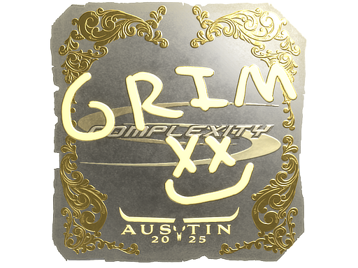 Sticker | Grim (Gold) | Austin 2025