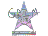 Artwork for Sticker | Grim (Holo) | Copenhagen 2024
