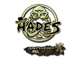 Artwork for Sticker | hades (Gold) | Antwerp 2022