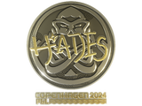 Artwork for Sticker | hades (Gold) | Copenhagen 2024