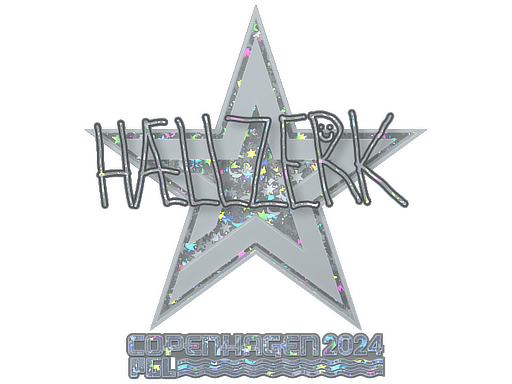 Sticker | hallzerk (Glitter) | Copenhagen 2024