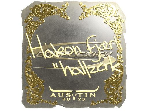 Sticker | hallzerk (Gold) | Austin 2025