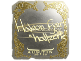 Artwork for Sticker | hallzerk (Gold) | Austin 2025