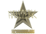 Artwork for Sticker | hallzerk (Gold) | Copenhagen 2024