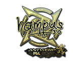 Artwork for Sticker | hampus (Gold) | Antwerp 2022