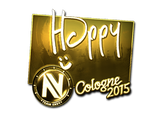 Artwork for Sticker | Happy (Gold) | Cologne 2015