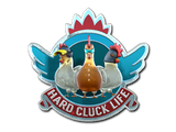 Artwork for Sticker | Hard Cluck Life (Foil)