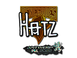 Artwork for Sticker | hatz (Glitter) | Antwerp 2022