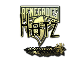 Artwork for Sticker | hatz (Gold) | Antwerp 2022