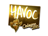 Artwork for Sticker | Havoc (Gold) | Cologne 2015