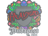 Artwork for Sticker | Heavygod (Embroidered) | Budapest 2025