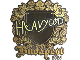 Artwork for Sticker | Heavygod (Gold) | Budapest 2025