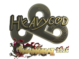 Artwork for Sticker | Heavygod (Gold) | Shanghai 2024