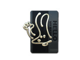 Artwork for Sticker | Hello FAMAS (Gold)