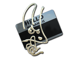 Artwork for Sticker | Hello M4A1-S (Gold)