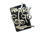Artwork for Sticker | Hello P90 (Gold)