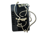 Artwork for Sticker | Hello PP-Bizon (Gold)