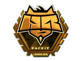 Artwork for Sticker | HellRaisers (Gold) | London 2018