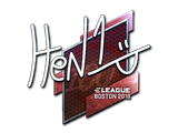 Artwork for Sticker | HEN1 (Foil) | Boston 2018