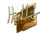 Sticker | HEN1 (Gold) | Boston 2018