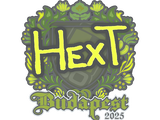 Artwork for Sticker | HexT | Budapest 2025