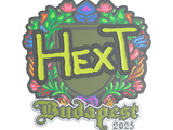 Artwork for Sticker | HexT (Embroidered) | Budapest 2025