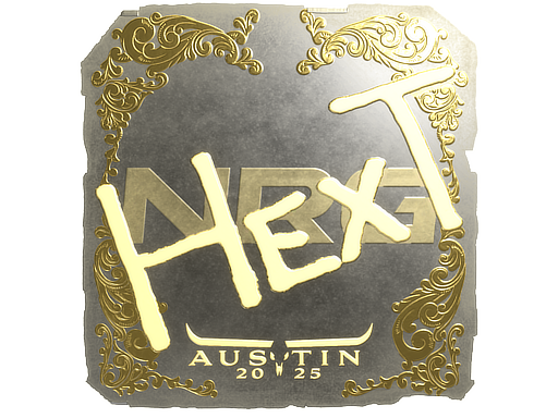 Sticker | HexT (Gold) | Austin 2025