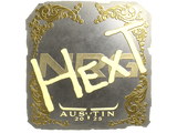Artwork for Sticker | HexT (Gold) | Austin 2025