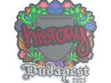 Artwork for Sticker | History (Embroidered) | Budapest 2025
