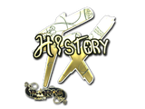Artwork for Sticker | History (Gold) | Paris 2023