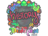 Artwork for Sticker | History (Holo) | Budapest 2025