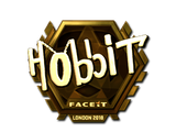 Artwork for Sticker | Hobbit (Gold) | London 2018