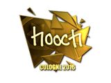 Sticker | hooch (Gold) | Cologne 2016