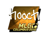 Artwork for Sticker | hooch (Gold) | MLG Columbus 2016