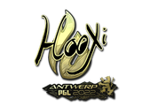 Artwork for Sticker | HooXi (Gold) | Antwerp 2022