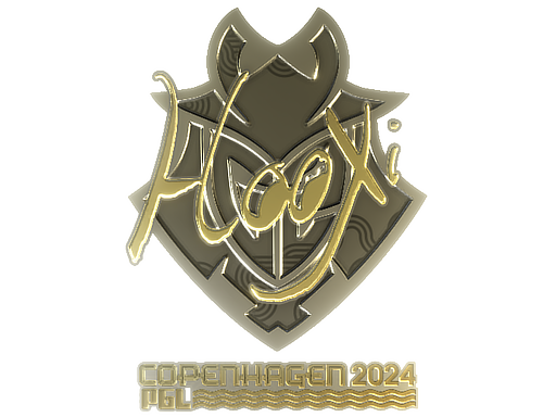 Sticker | HooXi (Gold) | Copenhagen 2024