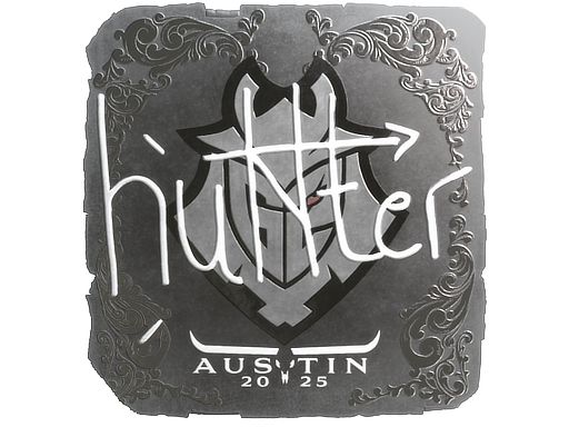 Sticker | huNter- (Foil) | Austin 2025