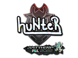 Artwork for Sticker | huNter (Glitter) | Antwerp 2022
