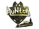 Artwork for Sticker | huNter- (Gold) | Stockholm 2021