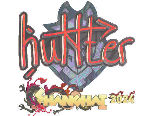 Sticker | huNter- (Holo) | Shanghai 2024