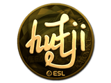 Artwork for Sticker | hutji (Gold) | Katowice 2019