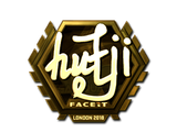 Artwork for Sticker | hutji (Gold) | London 2018