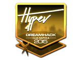 Sticker | Hyper (Gold) | Cluj-Napoca 2015