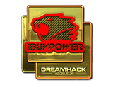 Artwork for Sticker | iBUYPOWER (Gold) | DreamHack 2014
