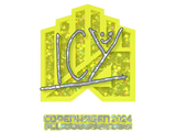 Artwork for Sticker | ICY (Glitter) | Copenhagen 2024