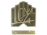 Artwork for Sticker | ICY (Gold) | Copenhagen 2024
