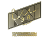 Artwork for Sticker | iM (Gold) | Copenhagen 2024