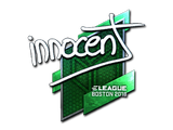 Artwork for Sticker | innocent (Foil) | Boston 2018