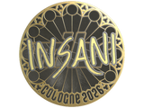 Artwork for Sticker | insani (Gold) | Cologne 2026